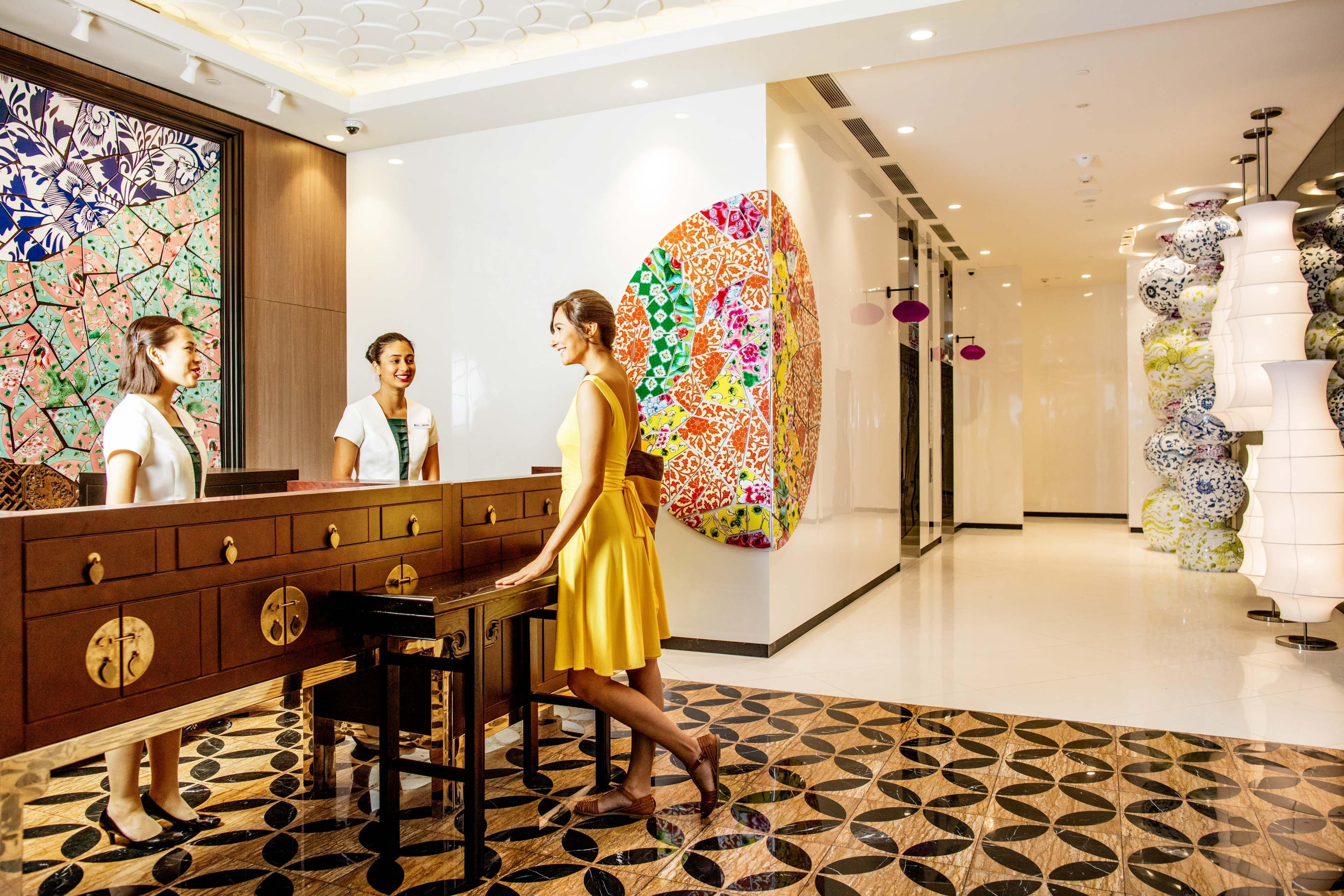 Hotel Indigo Singapore Katong By Ihg מראה חיצוני תמונה The lobby of the hotel
