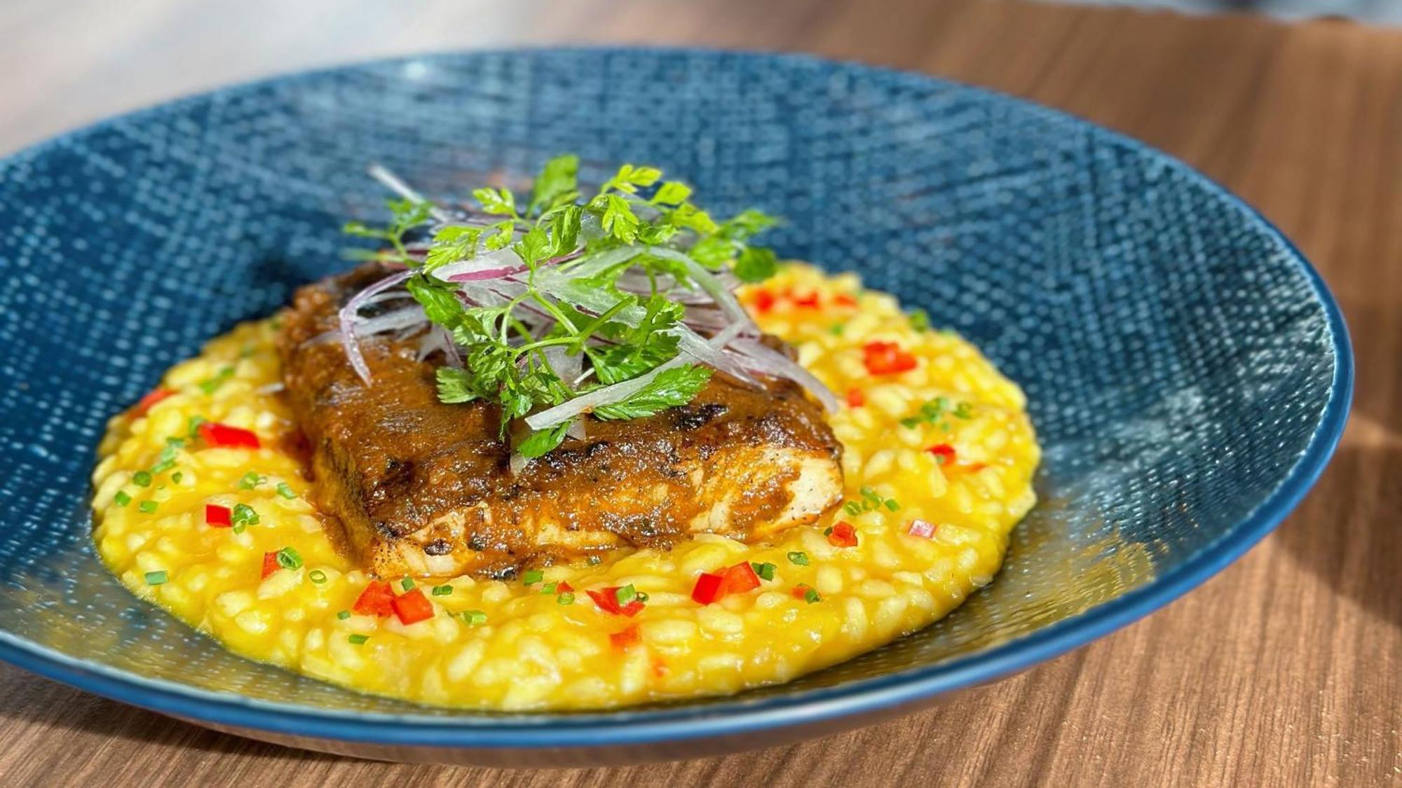 Hotel Indigo Singapore Katong By Ihg מראה חיצוני תמונה A risotto prepared with saffron